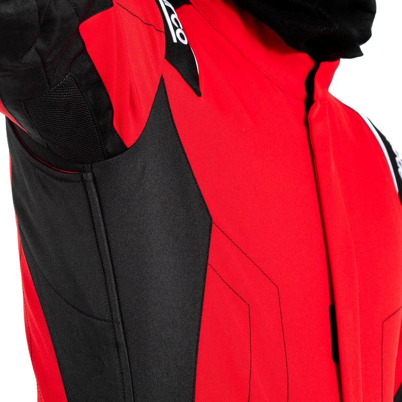 Sparco Thunder Advanced Karting Suit — Red/Black