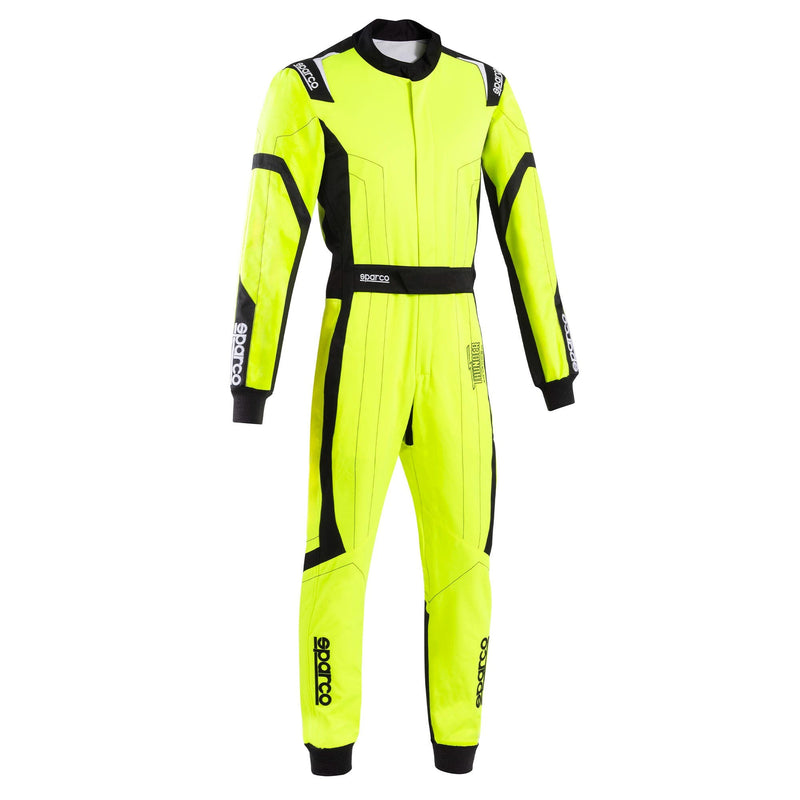 Sparco Thunder Advanced Karting Suit — Fluorescent yellow/Black