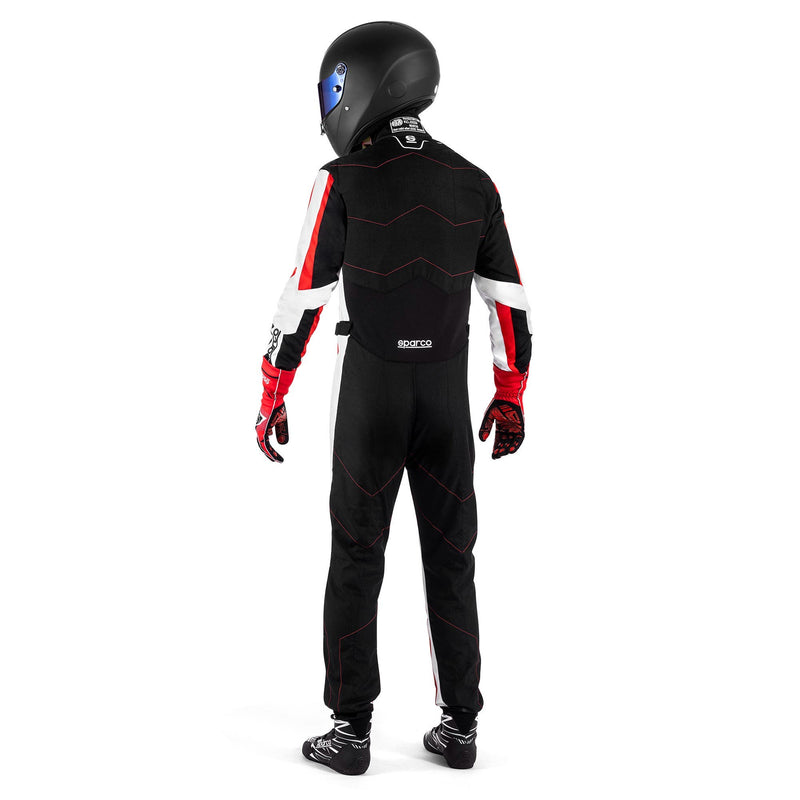 Sparco Kerb Advanced Karting Suit — Black/Red