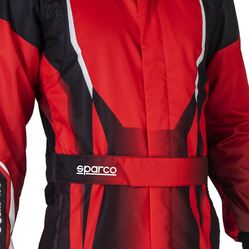 Sparco Prime-K Advanced Karting Suit — Black/Red