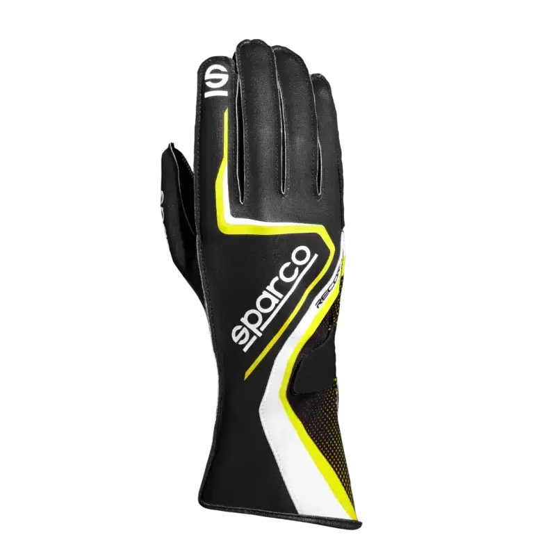 SPARCO RECORD FOR KARTING - Black / Yellow / 7 - Karting Gloves
