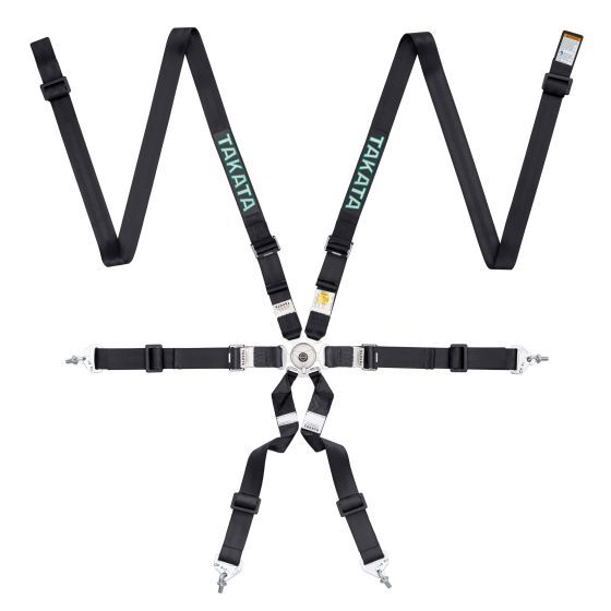 Takata Race 2x2 6-Point FHR Harness